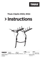Thule ClipOn 9103 Manuel D'instructions