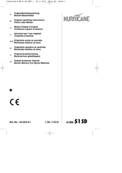 Hurricane H-BM51SD Mode D'emploi D'origine