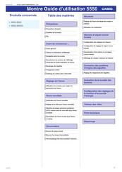 Casio MSG-S600 Guide D'utilisation