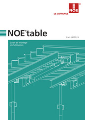 NOE table Guide De Montage Et D'utilisation