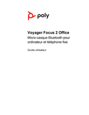 Poly Voyager Focus 2 Office Guide Utilisateur