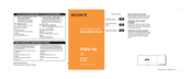 Sony NV-U81 Guide De Démarrage Rapide