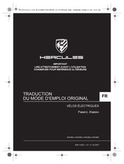 Hercules Pasero Traduction Du Mode D'emploi Original