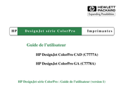 HP DesignJet ColorPro GA Guide De L'utilisateur
