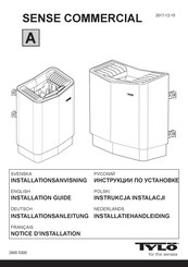 Tylo SENSE COMMERCIAL Notice D'installation