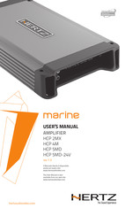 Hertz marine HCP 4M Mode D'emploi