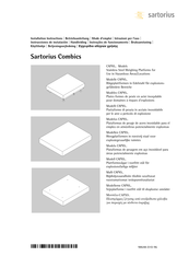 Sartorius CAPXS Série Mode D'emploi