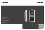 Siemens CF75 Mode D'emploi