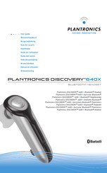 Plantronics DISCOVERY 640X Guide De L'utilisateur