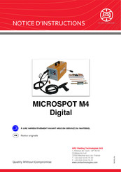 ARO MICROSPOT M4 Digital Notice D'instructions