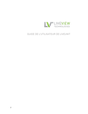 LifeView LIVEUNIT Guide De L'utilisateur