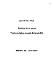 Elcometer 1720 Manuel De L'utilisateur