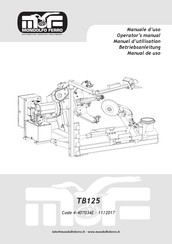 Mondolfo Ferro TB125 Manuel D'utilisation