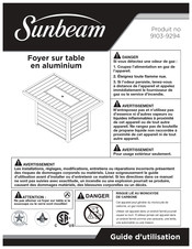 Sunbeam 9294 Guide D'utilisation