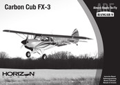 Horizon Hobby HANGAR 9 Carbon Cub FX-3 Manuel D'utilisation