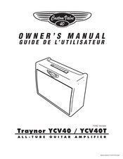 Traynor YCV40T Guide De L'utilisateur