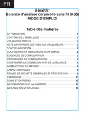 iHealth HS5 Mode D'emploi