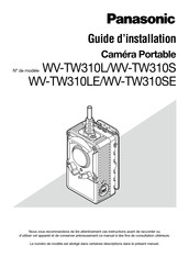Panasonic WV-TW310S Guide D'installation