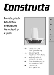 CONSTRUCTA CD 649550 Mode D'emploi Et Notice De Montage