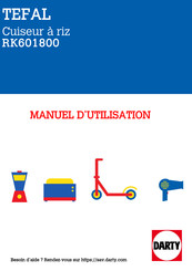 TEFAL RK601800 Manuel D'utilisation