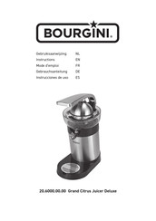Bourgini 20.6000.00.00 Mode D'emploi