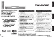 Panasonic DVD-S77 Manuel D'utilisation
