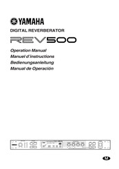 Yamaha REV500 Manuel D'instruction