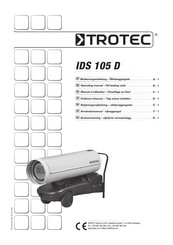 Trotec IDS 105 D Manuel D'utilisation