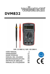 Velleman DVM832 Mode D'emploi