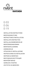 nVent RAYCHEM E-06 Instructions D'installation