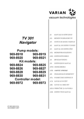 Varian TV 301 Mode D'emploi