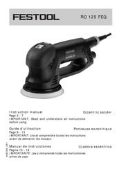 Festool RO 125 FEQ Guide D'utilisation