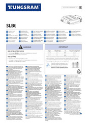 Tungsram SLBt Guide D'installation