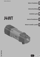 SOMFY J4 WT Notice D'installation