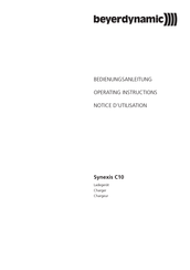 Beyerdynamic Synexis C10 Notice D'utilisation