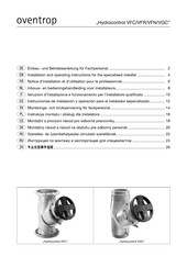 oventrop Hydrocontrol VGC Notice D'installation