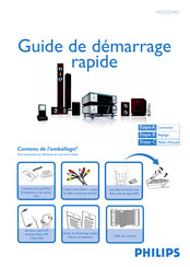 Philips MCD759D Guide De Démarrage Rapide