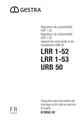GESTRA LRR 1-52 Traduction Des Instructions De Montage Et De Mise En Service D'origine