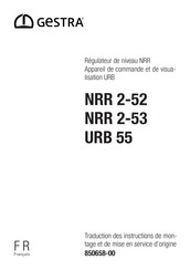 GESTRA NRR 2-53 Traduction Des Instructions De Montage Et De Mise En Service D'origine