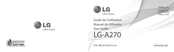 LG LGA270.AMORBK Guide De L'utilisateur