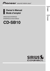 Pioneer CD-SB10 Mode D'emploi