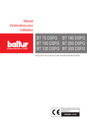 baltur BT 120 DSPG Manuel D'instructions Pour L'utilisation