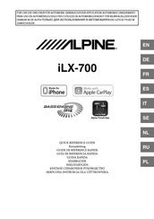 Alpine iLX-700 Guide De Référence Rapide