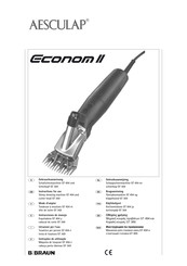 Aesculap Econom II GT 494 Mode D'emploi