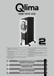 Qlima EOR 1515 LCD Manuel D'utilisation