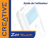 Creative Zen Touch Guide De L'utilisateur