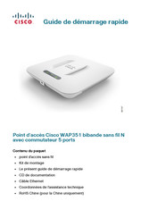 Cisco WAP351 Guide De Démarrage Rapide