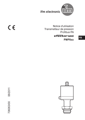 IFM Electronic efector 500 PMP0xx Série Notice D'utilisation