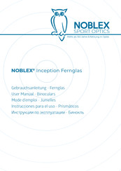 Noblex Inception Fernglas Mode D'emploi