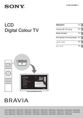 Sony BRAVIA KDL-46CX520 Mode D'emploi